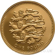 One Pound Gold Coin 2002 - 2016