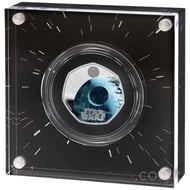 Death Star Fifty Pence Proof Silver Coin Boxed (2024)