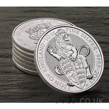 2017 10oz Lion of England Silver Coin Queen's Beasts