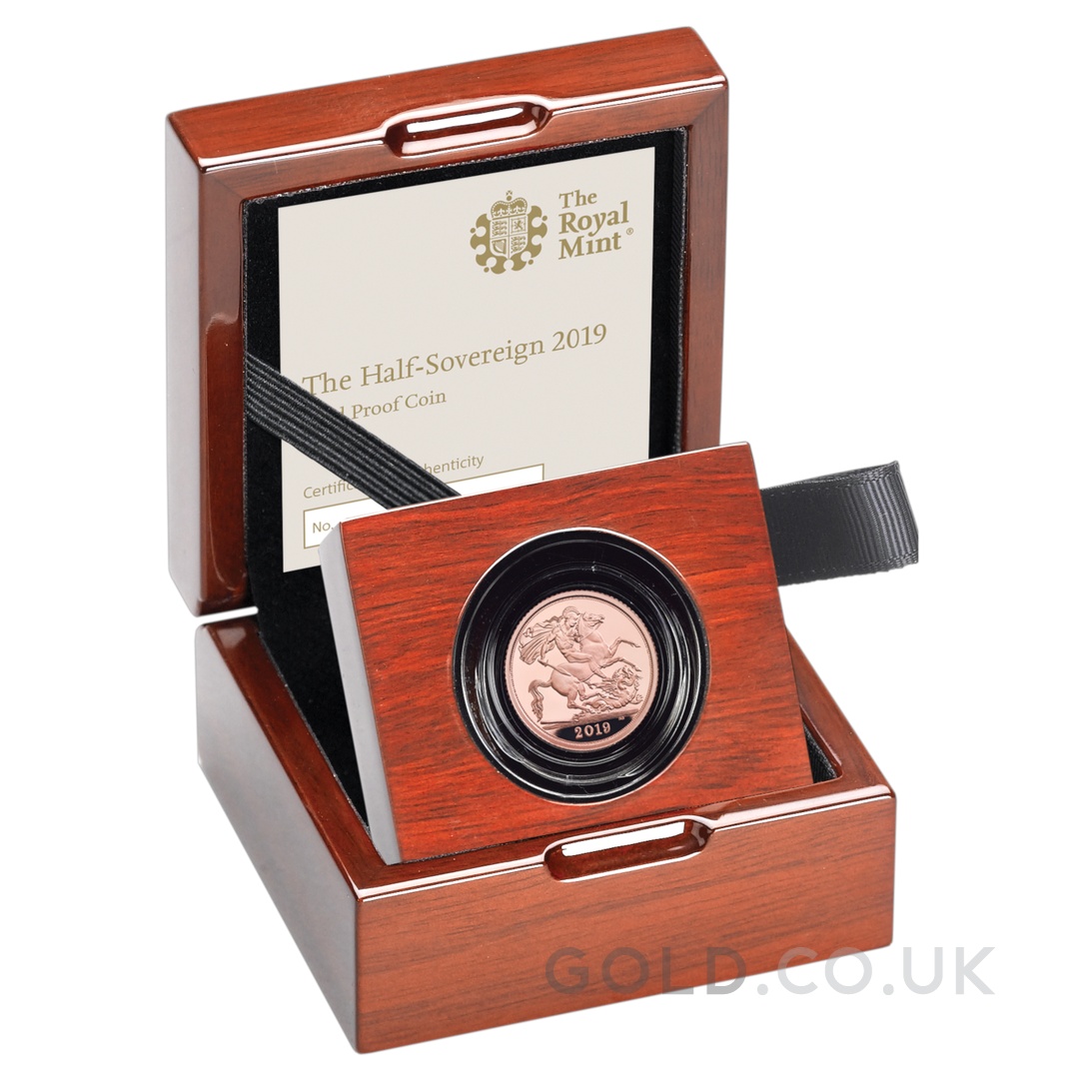 2019 Proof Gold Half Sovereign Boxed