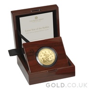 Royal Mint 1oz Year of the Rabbit Proof Gold Coin Boxed (2023)