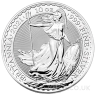 2021 Britannia 10oz Silver Coin
