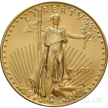 1993 American Eagle Gold Coin 1oz