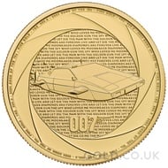 6 Decades of 007 Gold Coins
