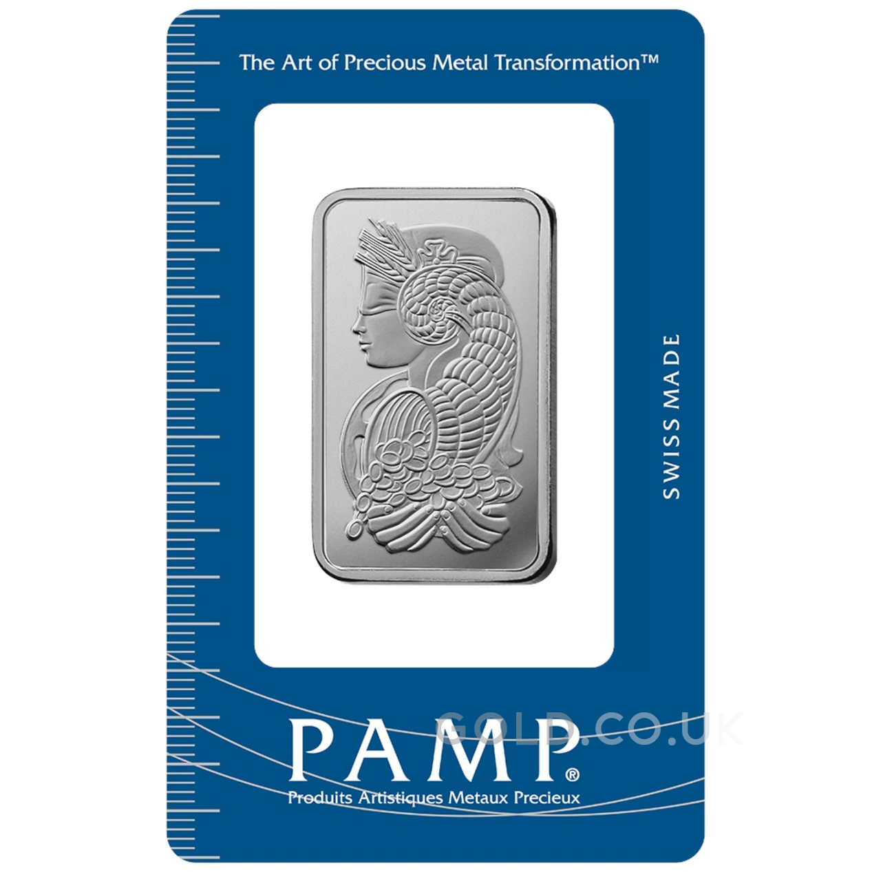 1oz Palladium Bar PAMP Lady Fortuna