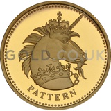 One Pound Gold Coin - Unicorn of Scotland Pattern (2004)