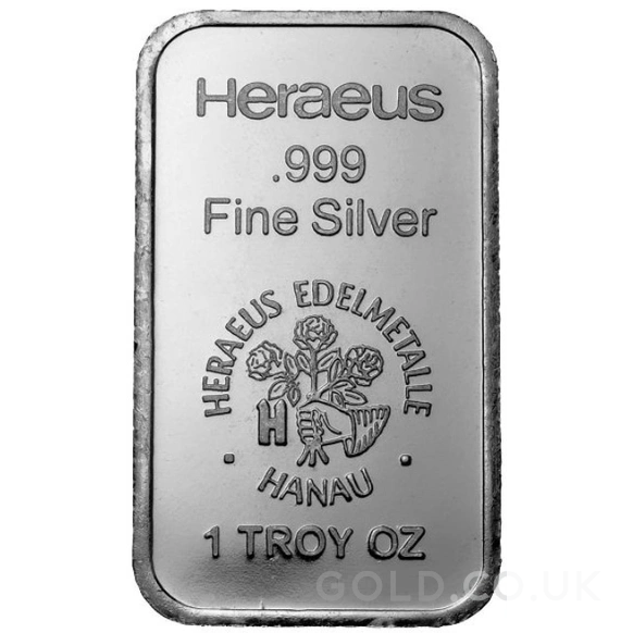 1oz Silver Bar Argor-Heraeus