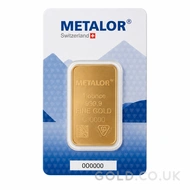 1oz Metalor Gold Bar