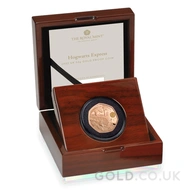 2022 Hogwarts Express Fifty Pence Proof Gold Coin Boxed