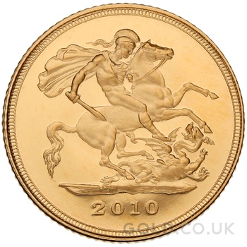 2010 Proof Gold Half Sovereign Boxed