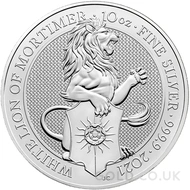 10oz Silver Coin - The White Lion of Mortimer(2021)
