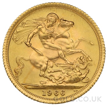 Elizabeth II Young Head Gold Sovereign Gift Boxed