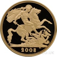 Gold Proof £2 Two Pound Double Sovereign (2008)