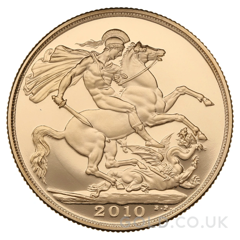2010 Proof £2 Coin Gold Double Sovereign