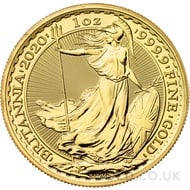 Britannia One Ounce Gold Coin (2020)