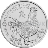 Silver 1oz Year of the Rooster (2017)