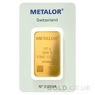 50g Gold Bars
