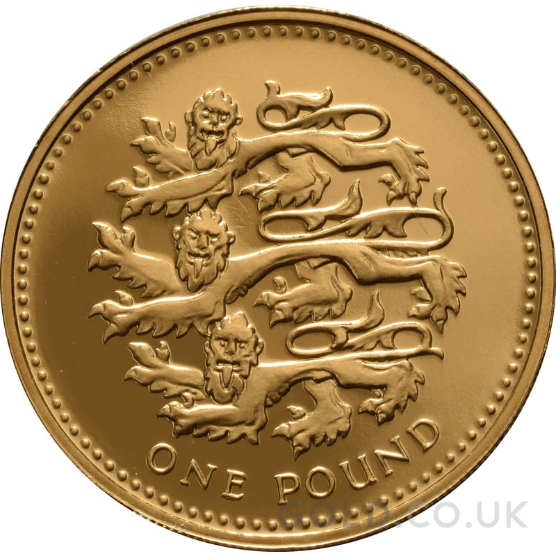 2002-2016 Proof Gold £1 Pound Coin