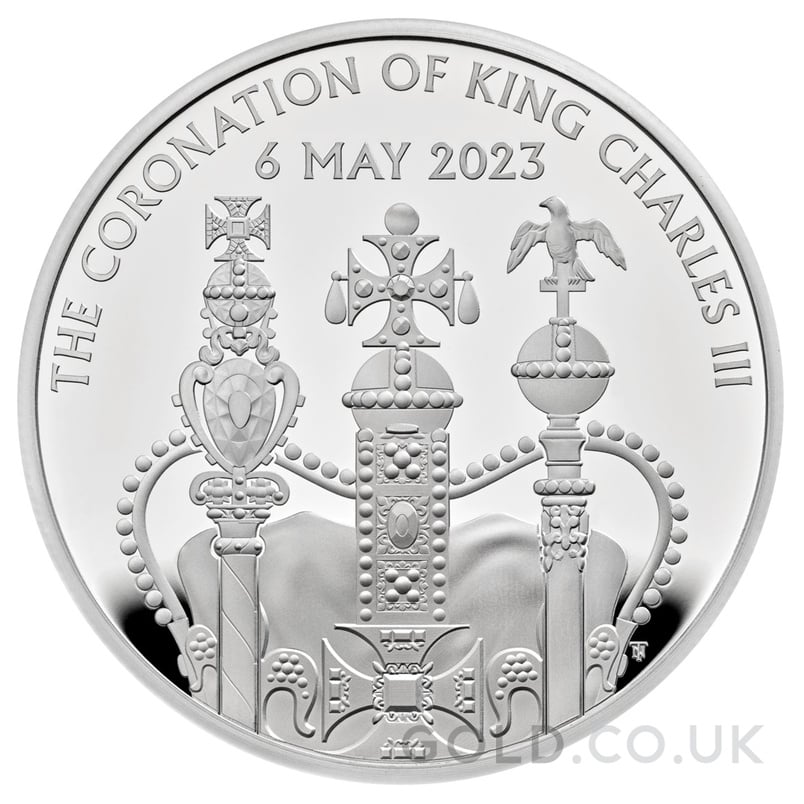 2023 £5 Silver Crown Coronation of King Charles III Proof Coin Boxed