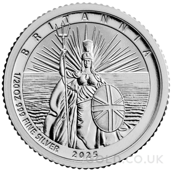 2025 Britannia Fractional Silver Reverse Proof Frosted Set Boxed