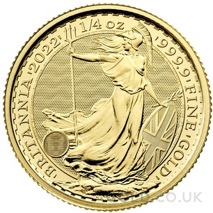 Quarter Ounce Gold Britannia Coin (2022) - Gift Boxed