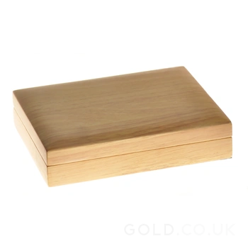 Large Oak Gold Sovereign Coin Gift Box 10 x Gold Sovereigns