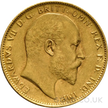 1903 Gold Sovereign Coin Edward VII Perth