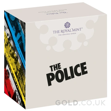 2023 Proof 1/4oz The Police Gold Coin Music Legends Boxed