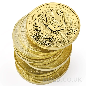 2022 Maid Marian Gold Coin Myths & Legends 1oz
