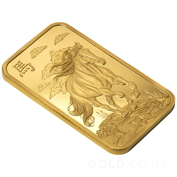 1oz Gold Bar 2026 Year of the Horse PAMP