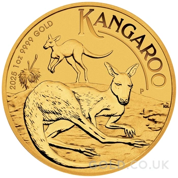 2025 1oz Australian Kangaroo Gold Nugget Coin