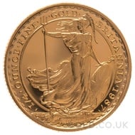 1987 Quarter Ounce Proof Britannia