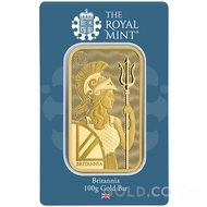 100g Britannia Gold Bar