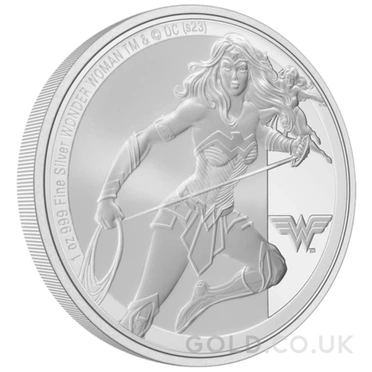 2023 Proof Wonder Woman Silver Coin 1oz Boxed