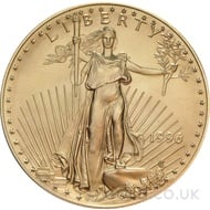 1996 1 oz Gold America Eagle