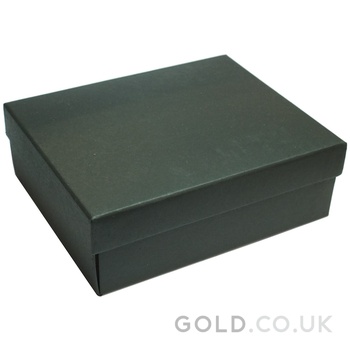 Large Oak Gold or Silver Bar Gift Box 2 x Metalor 1kg