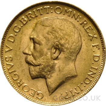 1914 Gold Sovereign Coin George V Perth