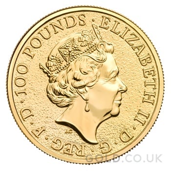 2017 1oz Griffin of Edward III Gold Coin Queen's Beasts