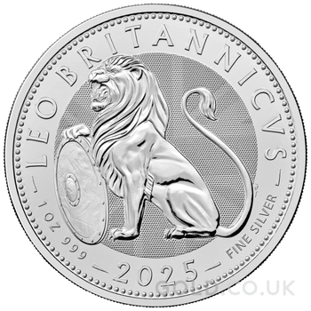 2025 The British Lion 1oz Silver Coin