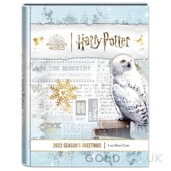 2023 1oz Harry Potter Silver Coin Season’s Greetings Boxed