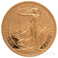 1989 1/2oz Gold Proof Britannia Coin