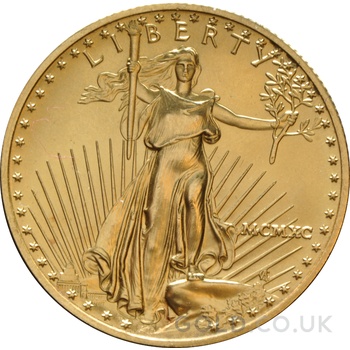 1990 1/2oz American Eagle Gold Coin MCMXC