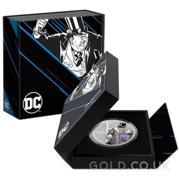 2023 The Penguin DC Villains 1oz Proof Silver Coin Boxed