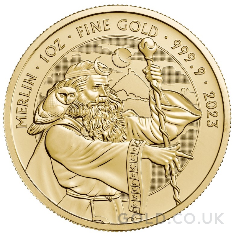 2023 Merlin Gold Coin Myths & Legends 1oz
