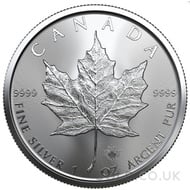 1oz Canadian Maple Silver Coin (2022)
