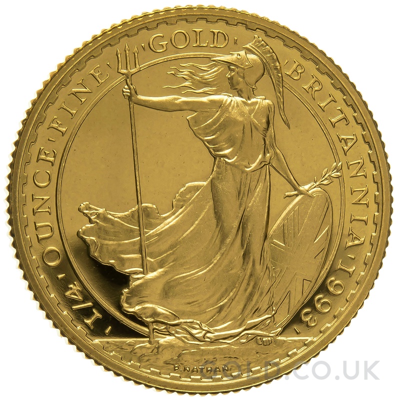 1993 Proof 1/4oz Gold Britannia Coin