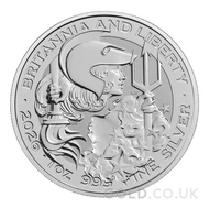 2026 Britannia and Liberty One Ounce Silver Coin