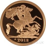 Gold Proof £2 Two Pound Double Sovereign (2018)