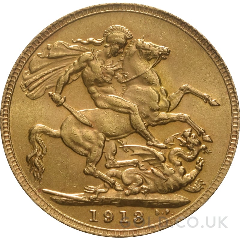 1913 Gold Sovereign Coin George V