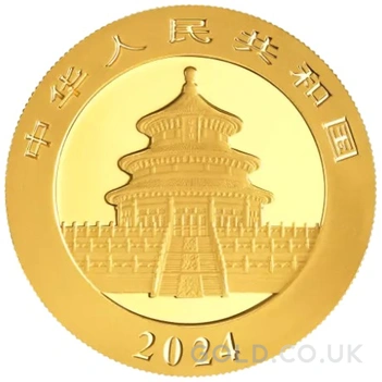2024 30g Chinese Panda Gold Coin